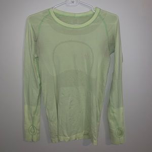 Neon Yellow Lululemon Long Sleeve